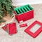 Honey Can Do Red Holiday Light Storage Box